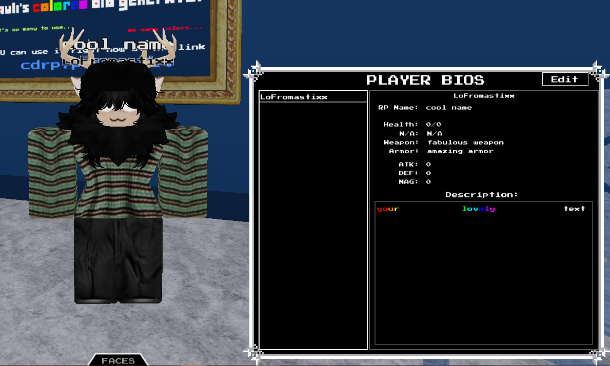 example of the copy button and final result